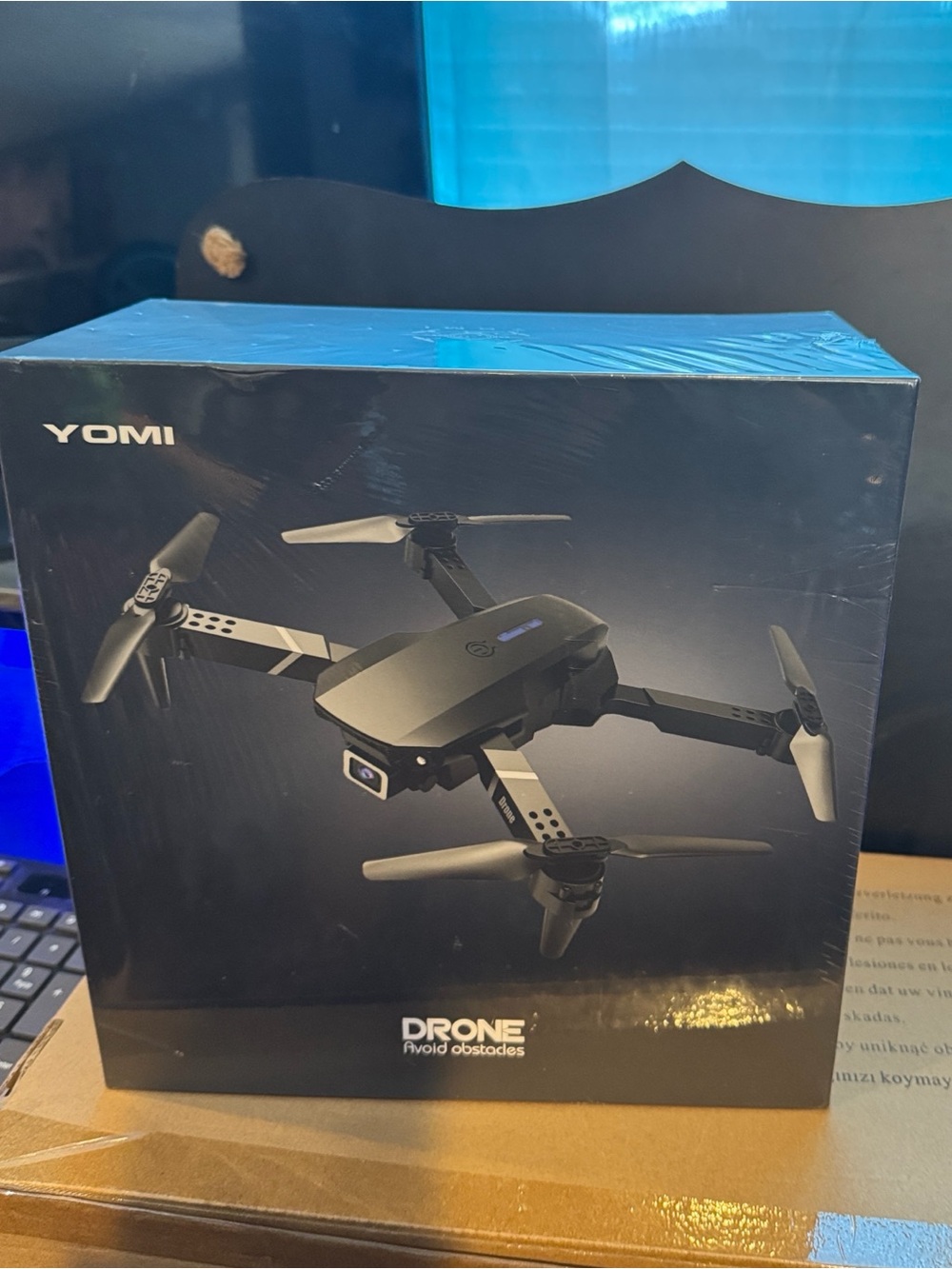 YOMI Black Foldable Camera Drone with Obstacle Avoidance